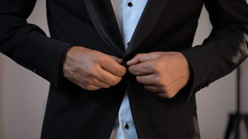 suit, jacket, shirt, hands, man, 4k