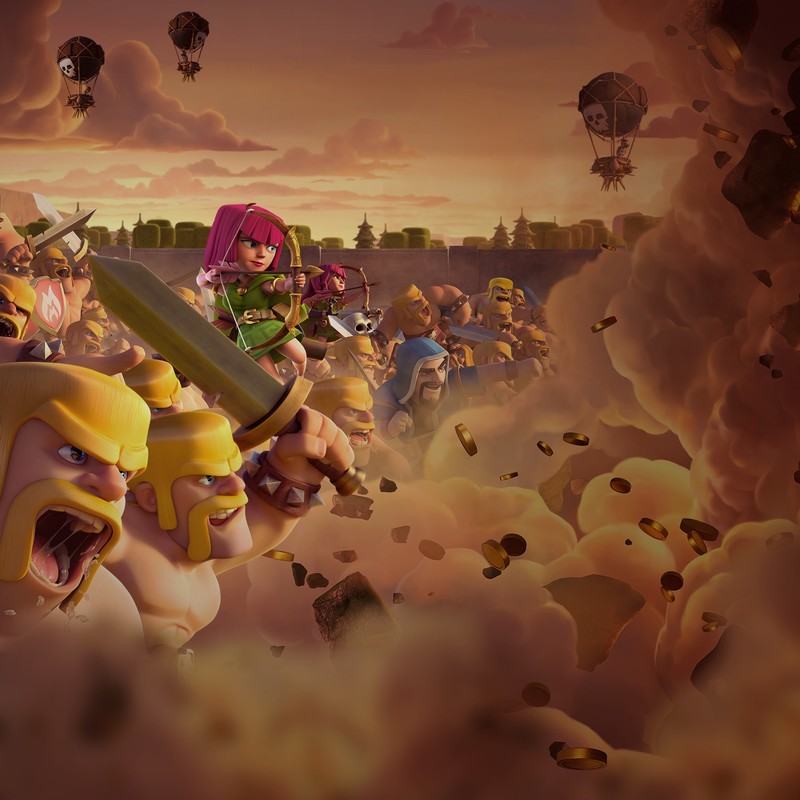 clash of clans, supercell, games, hd