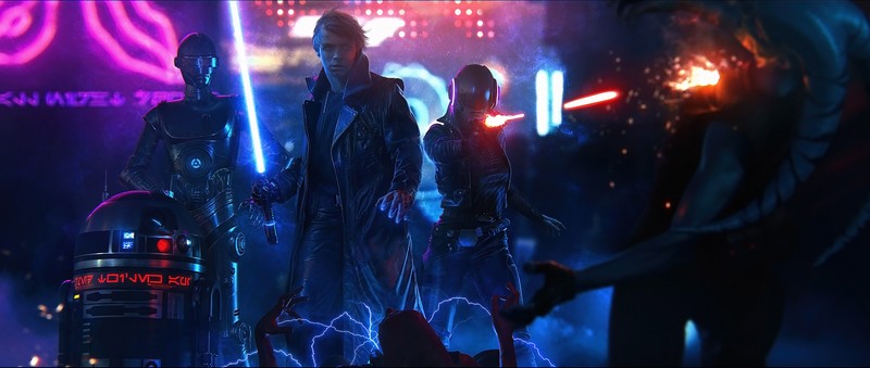 star wars, artist, digital art, hd