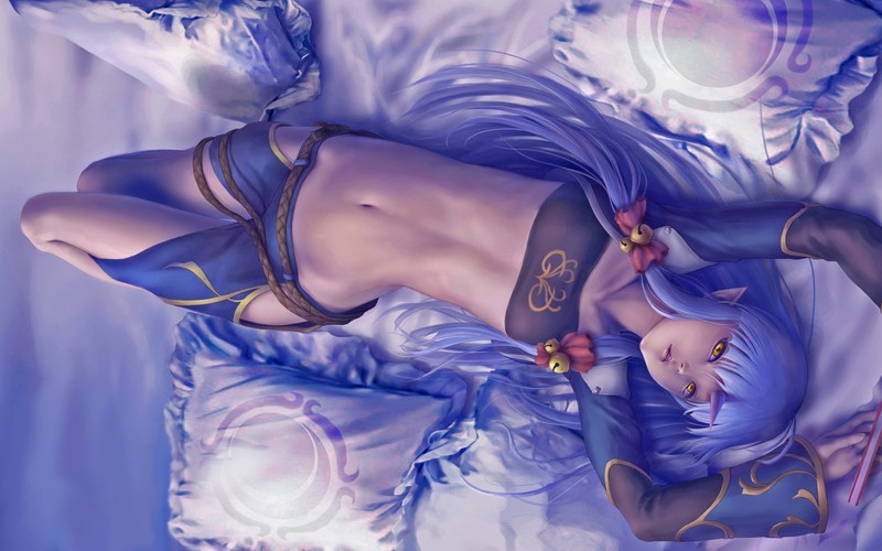 anime girl, anime, hd