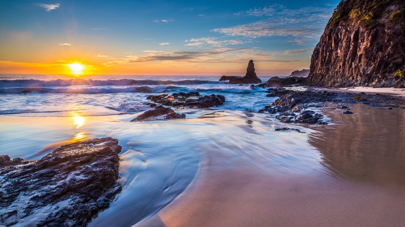 australia, beach, nature, photography, 4k, sunrise