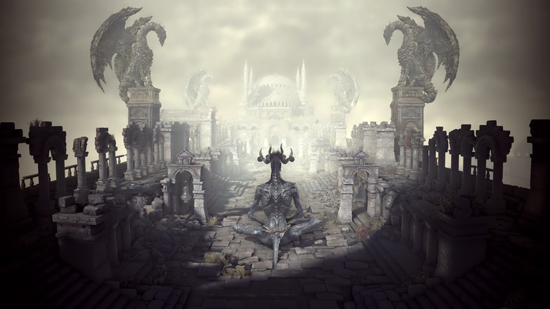 dark souls 3, demon, games, artist, digital art