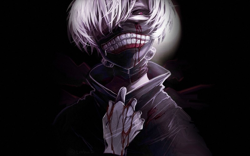 ken kaneki, tokyo ghoul, anime, hd