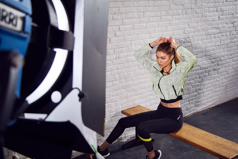 gigi hadid, celebrities, girls, reebok