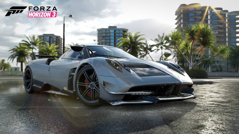 forza horizon 3, pagani huayra, cars, games, 2016 games