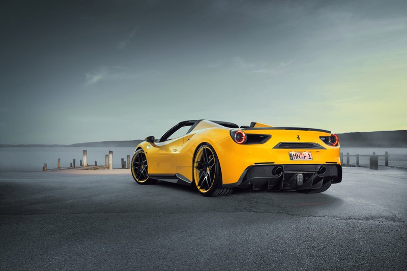 ferrari 488, ferrari, cars, 4k, yellow
