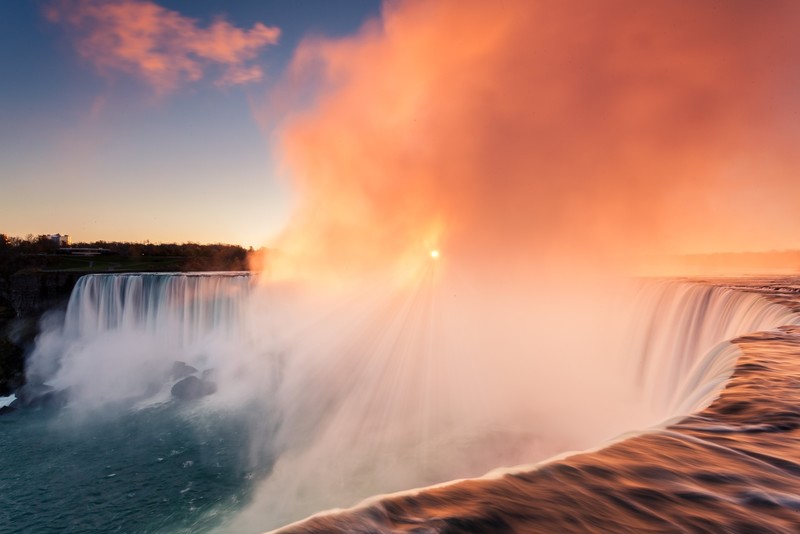 niagara falls, nature, waterfall