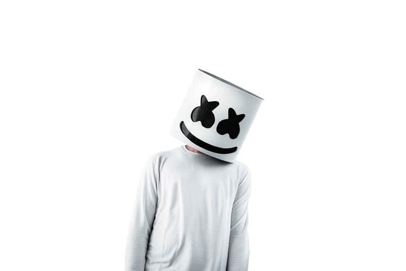 marshmello, dj, music, singer, white