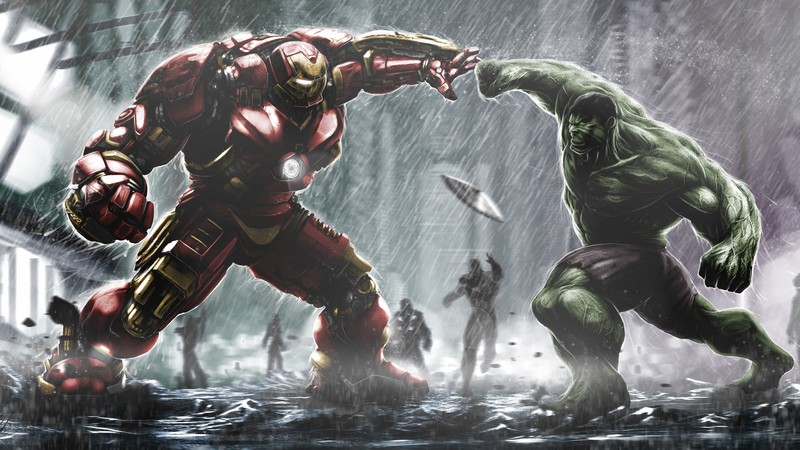 hulk, super heroes, artist