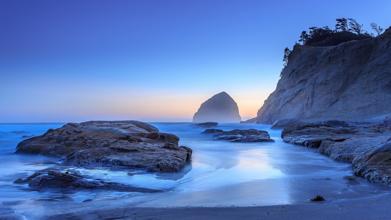 seascape, nature, sea, beach, 4k