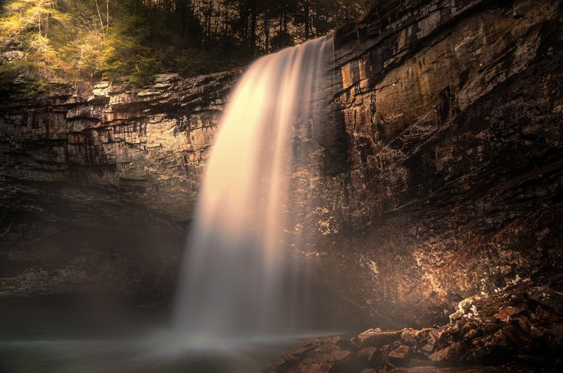 waterfall, nature