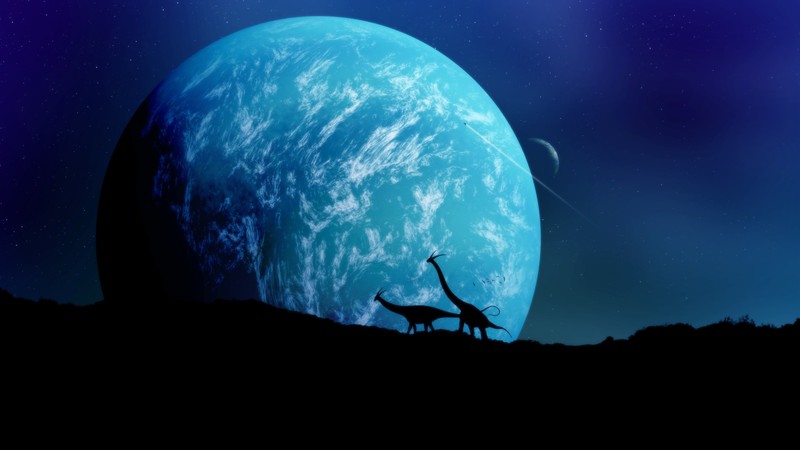 no mans sky, games, deviantart, dinosaur, moon