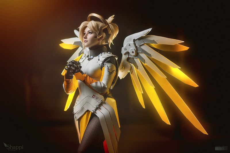 mercy overwatch, cosplay, overwatch, deviantart
