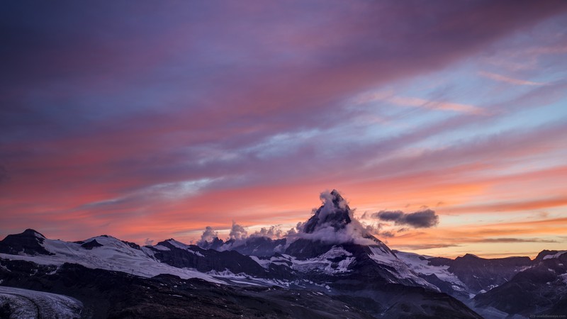 matterhorn mountains, mountains, nature