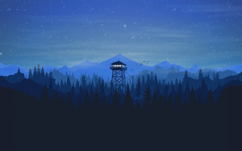 firewatch, games, artist, digital art, ps games, pc games