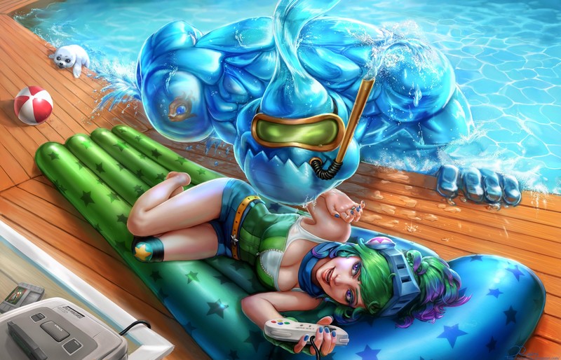 riven league of legends, league of legends, games, artist, digital art, deviantart