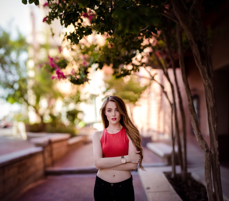 april alleys, model, girls, 5k, eyes