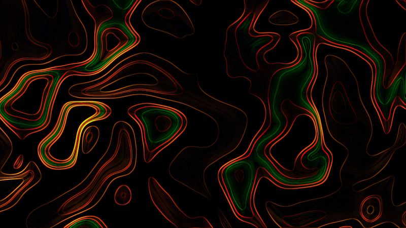spots, wavy, colorful, abstraction, 4k