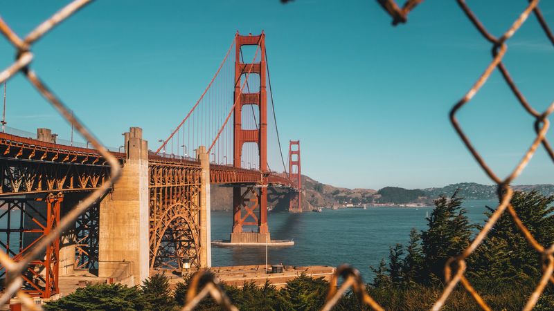 bridge, building, coast, san francisco, usa, 4k