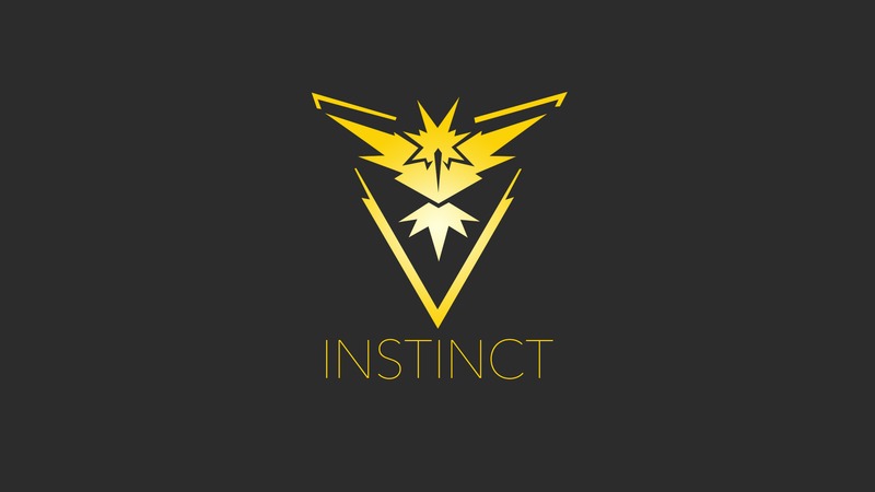 team instinct, pokemon go, games, pokemon