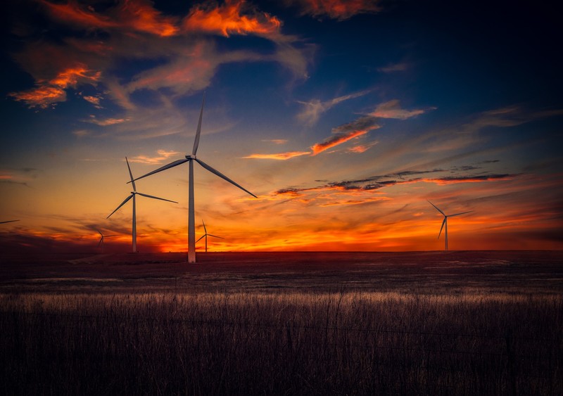 wind turbine, nature