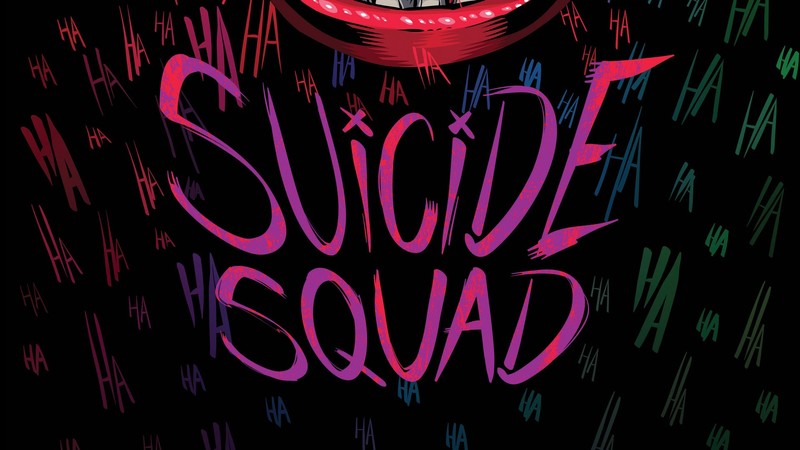 suicide squad, movies, 2016 movies, typography