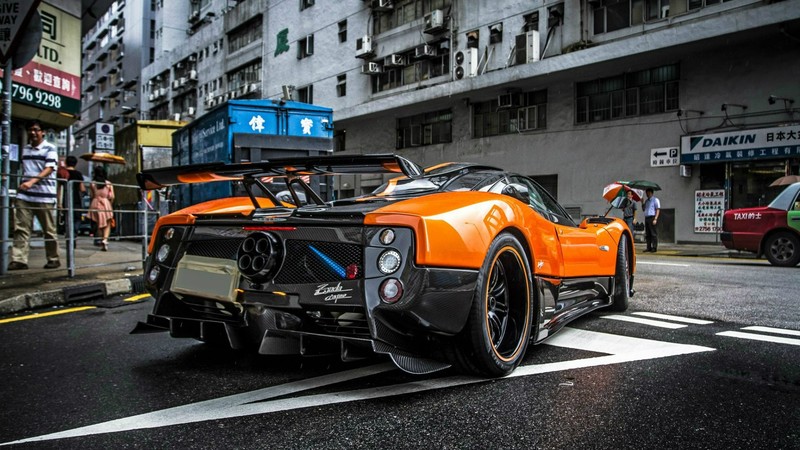 pagani zonda, cars, racing