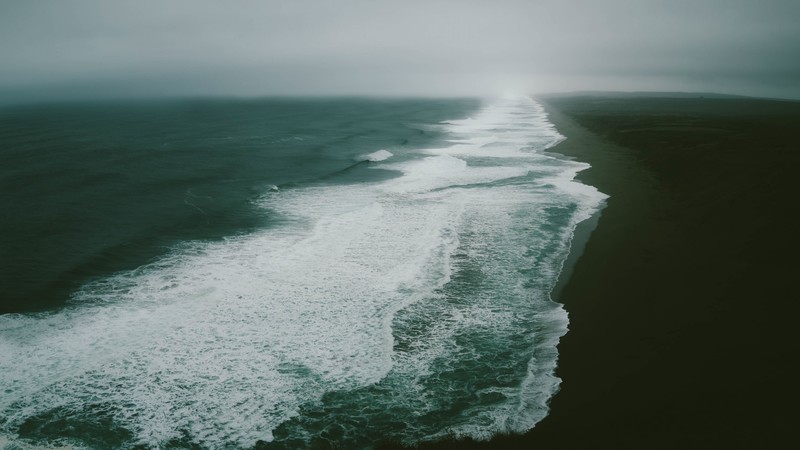 ocean, sea, beach, nature