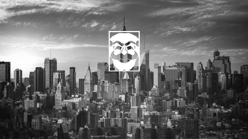 mr robot, tv shows, black and white, monochrome