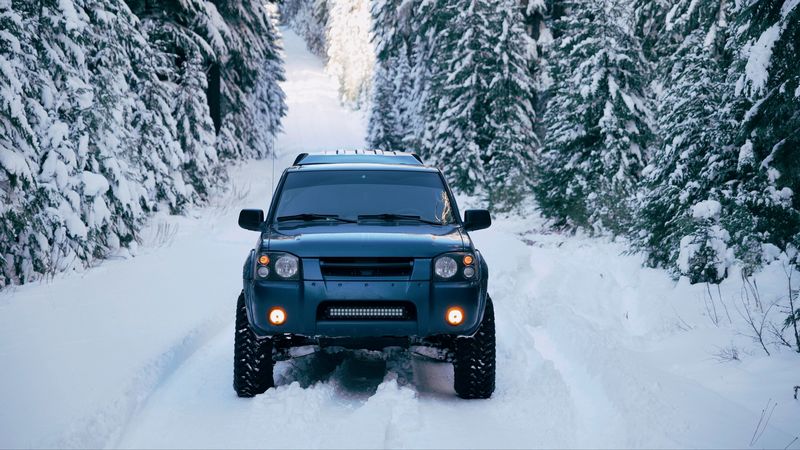 car, suv, winter, snow, offroad, 4k