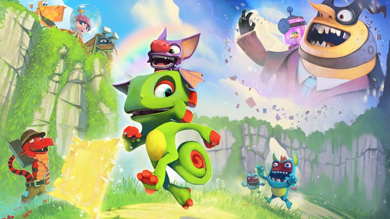 yooka laylee, games, pc games, ps games, xbox games