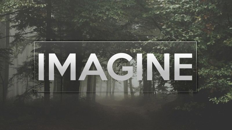 imagine, typography