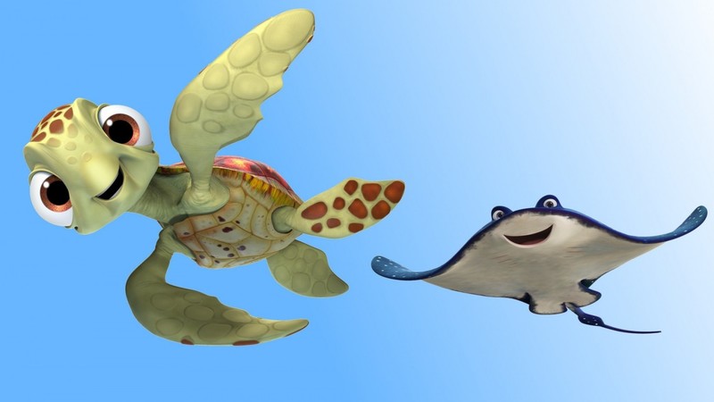 finding dory, turtle, movies