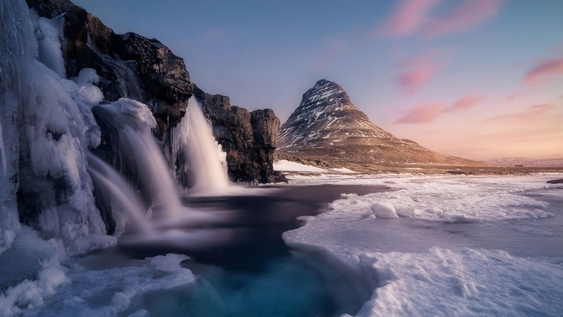 waterfall, nature