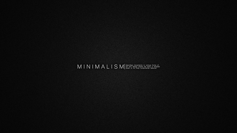 minimalism, simple, typography