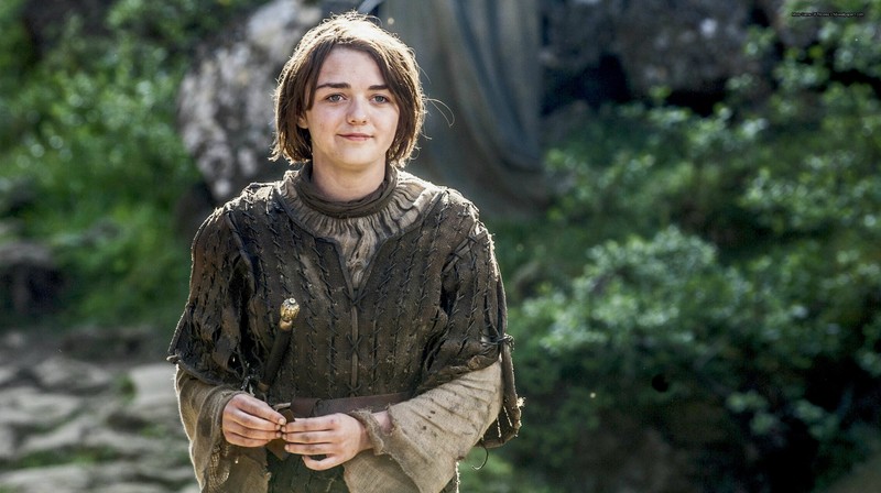 arya stark, game of thrones, tv shows, celebrities