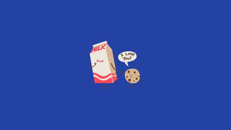minimalism, love, milk, cookie, artist