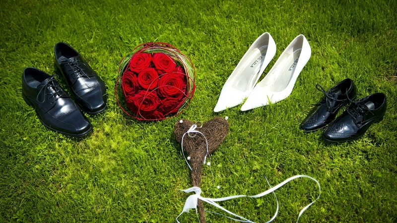 weeding couple, love, heart