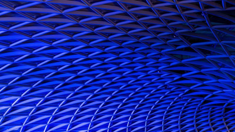 texture, construction, blue, architecture, 4k