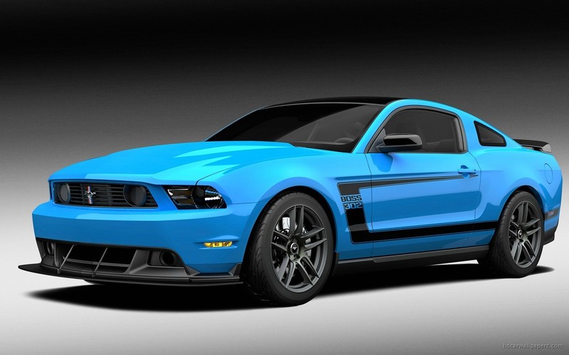 muscle car, cars, blue