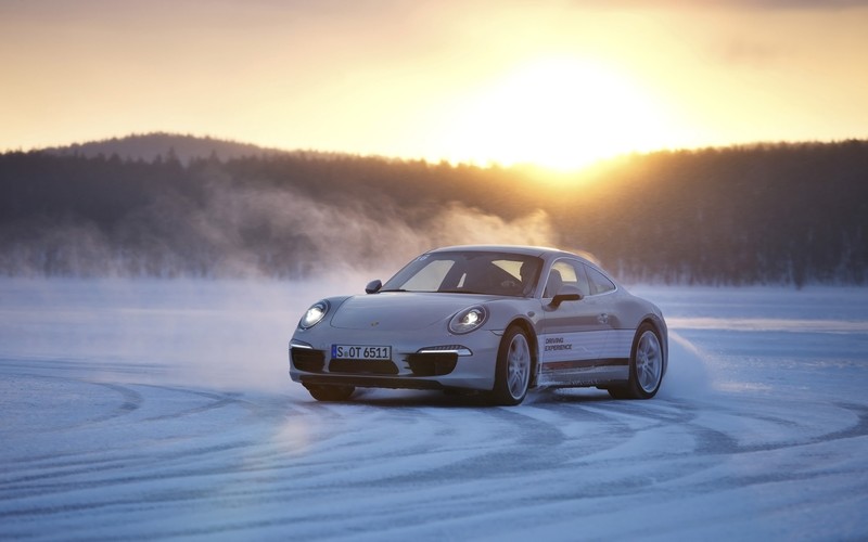 porsche 911, porsche, cars, white, snow
