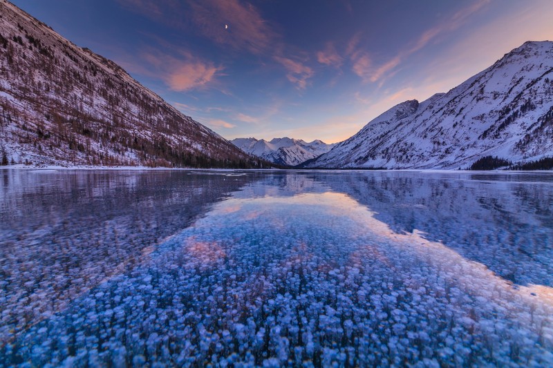 lake, nature
