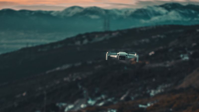 drone, quadrocopter, aircraft, device, technology, 4k