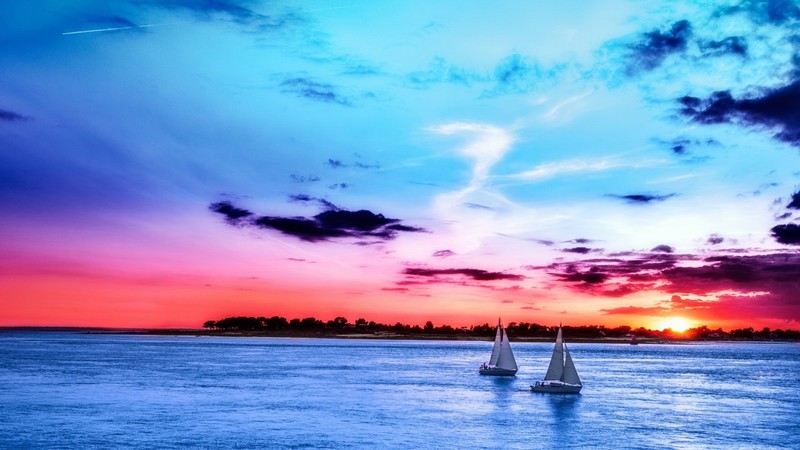 boats, nature