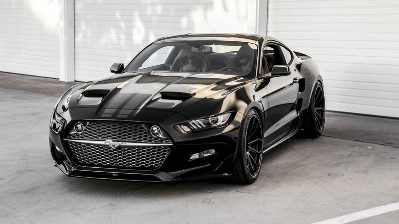 ford mustang, cars, black