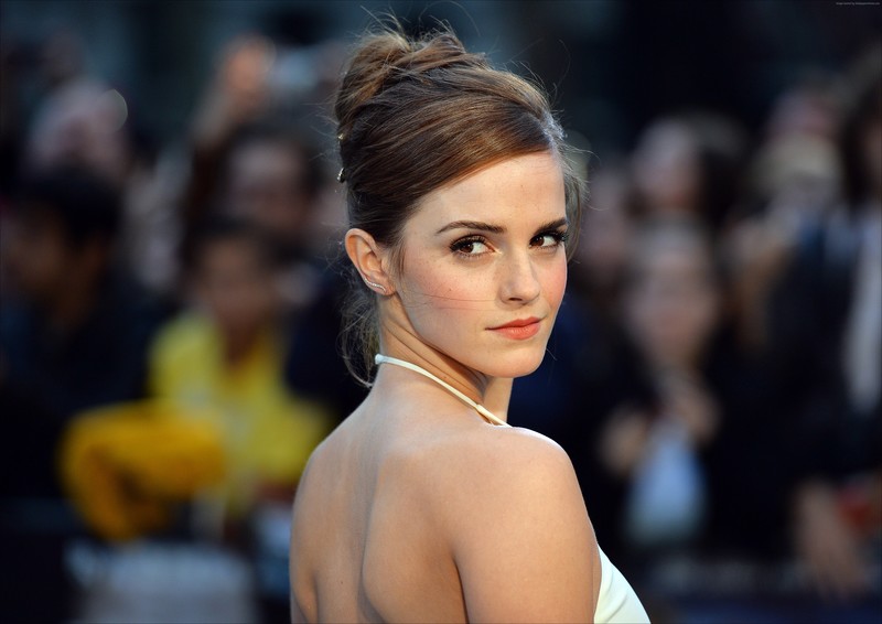 emma watson, celebrities, girls, hd, white