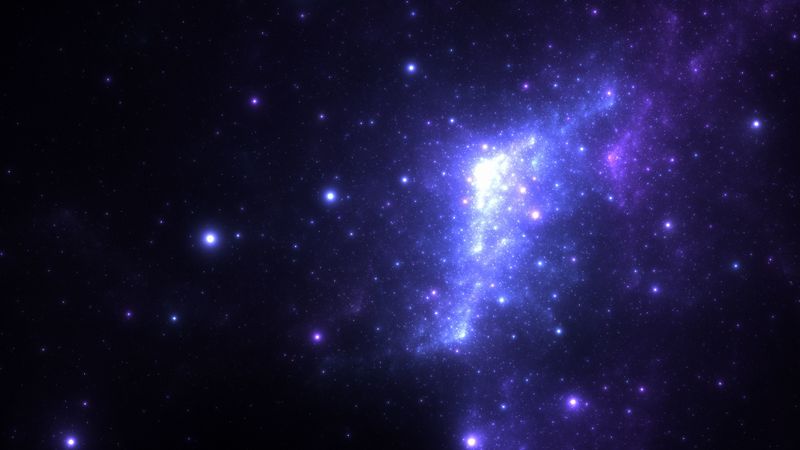 nebula, lens flare, light, clot, abstraction, 4k