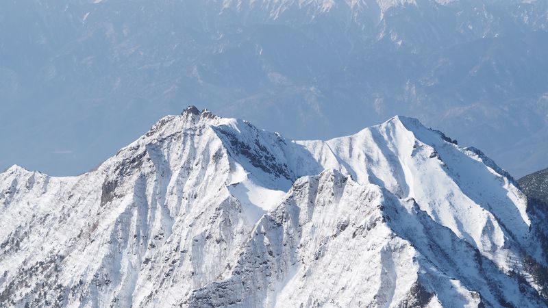 mountains, peaks, snow, mountain range, height, 4k