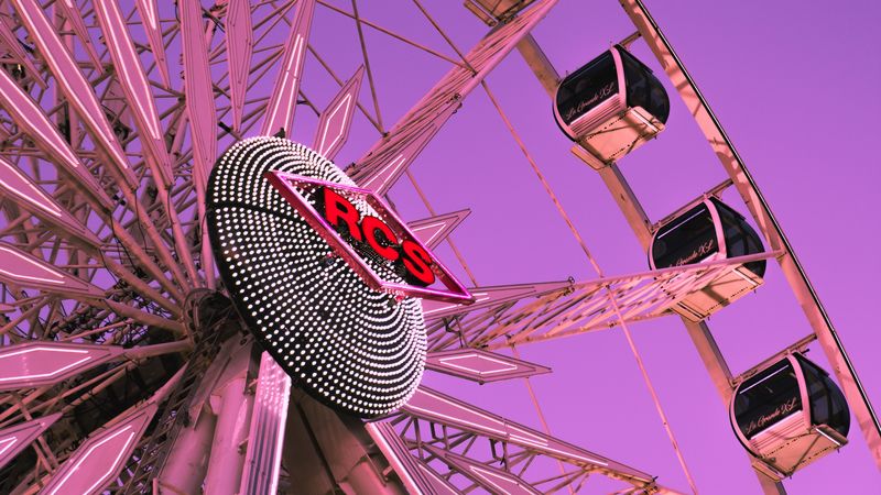 ferris wheel, construction, attraction, 4k