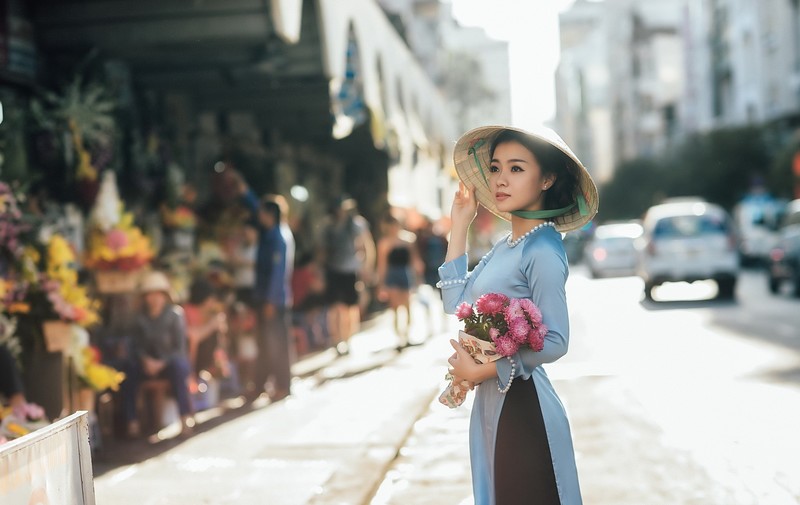 flowers, girls, bouqet